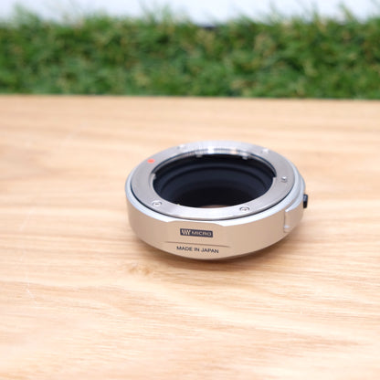 Olympus MMF-1 Four thirds Adapter Micro Four Thirds  W/ Box [Mint] #23092E